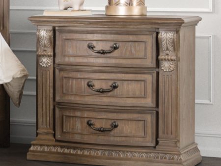 Seven Oaks Weathered Oak Night Stand on Sale