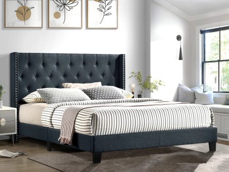 Serenity Charcoal Twin Platform Bed Supply