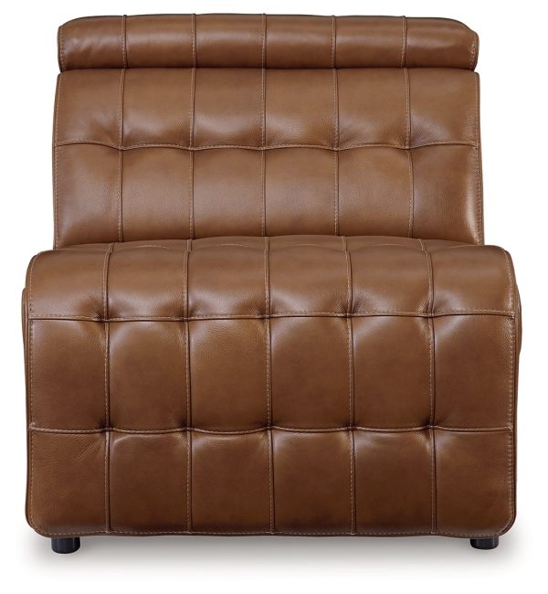 Temmpton Chocolate Armless Chair Online Sale