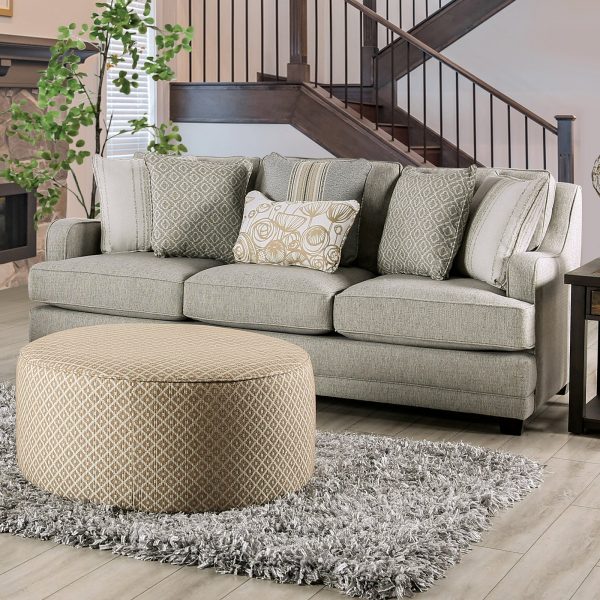 Stephney Gold Gray Sofa Supply