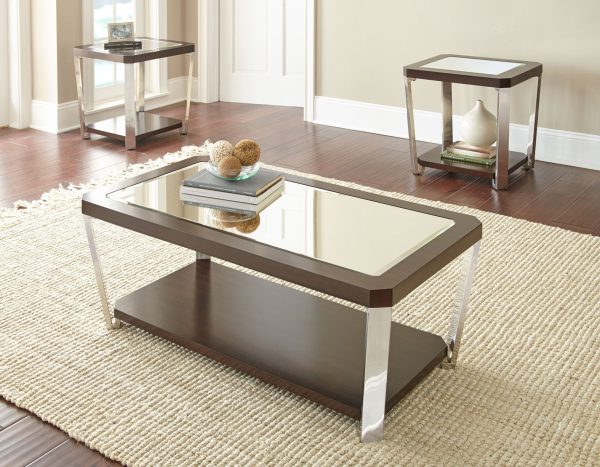 Truman Cocktail Table [stainless steel] Sale