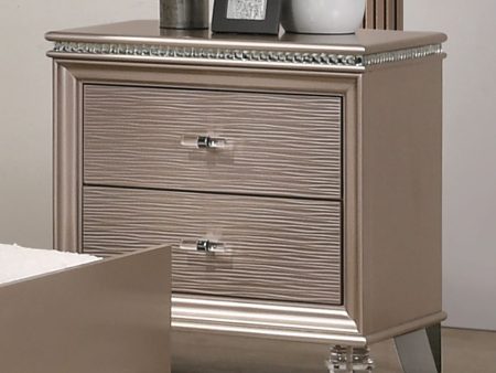 Allie Rose Gold Night Stand Supply