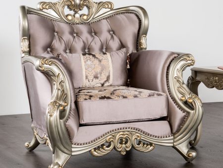 Albacete Champagne Purple Chair Supply