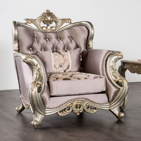 Albacete Champagne Purple Chair Supply