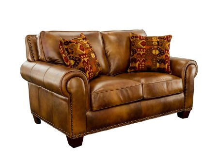 Silverado Loveseat w  Two Accent Pillows For Cheap