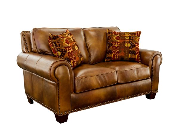 Silverado Loveseat w  Two Accent Pillows For Cheap