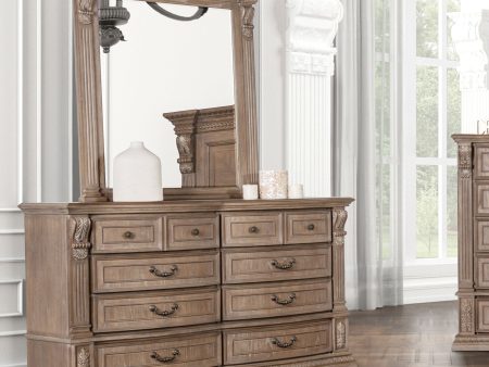 Seven Oaks Weathered Oak Dresser Online