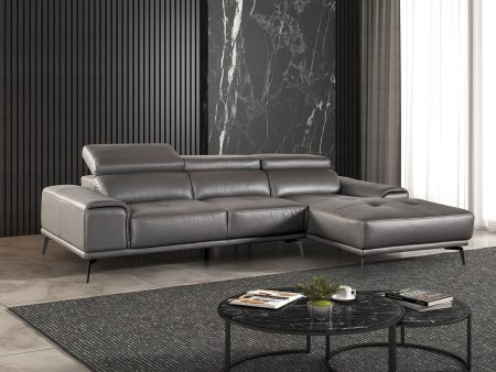 Vadso Dark Gray Sectional, Right Chaise For Cheap