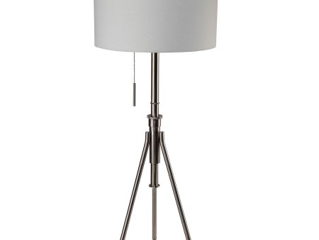 Zaya Brushed Steel Floor Lamp Online