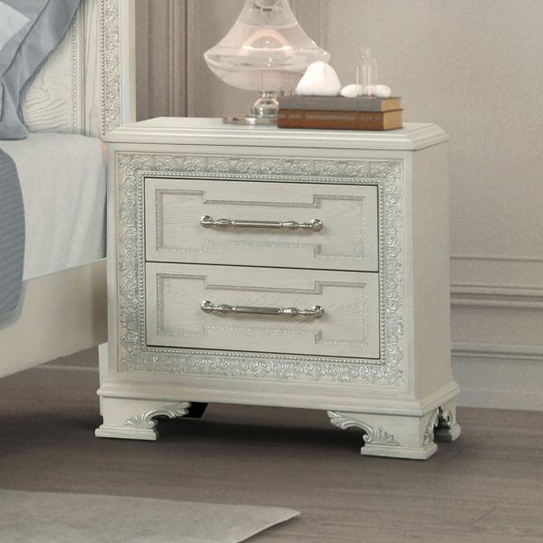 Stella Mia Creamy White Nightstand Online