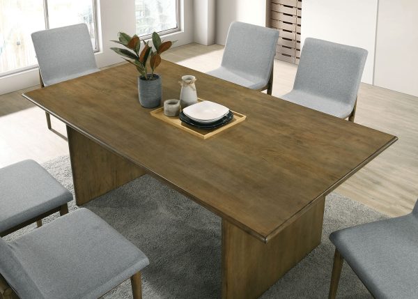 St Gallen Natural Tone Light Gray Dining Table Online now