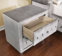 Alzir Gray Night Stand Cheap