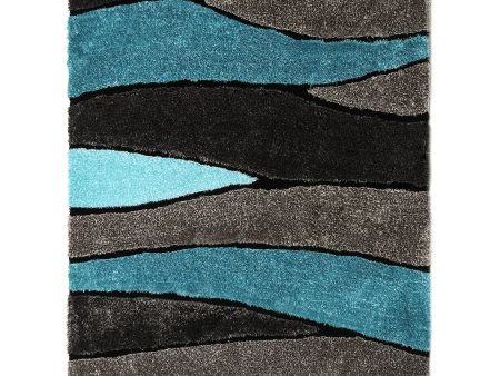 Winnipeg Gray Blue 5  X 7  Gray & Blue Area Rug For Sale