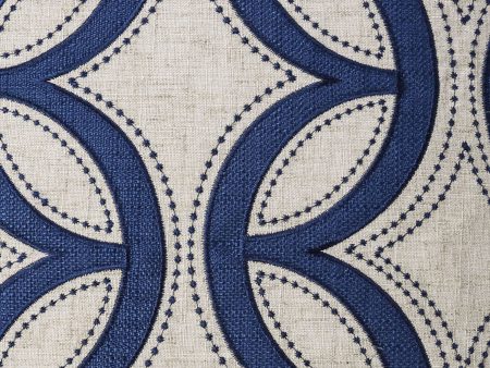 Teri Beige Indigo Throw Pillow Sale