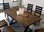 Barbary Black Dark Oak Dining Table For Discount