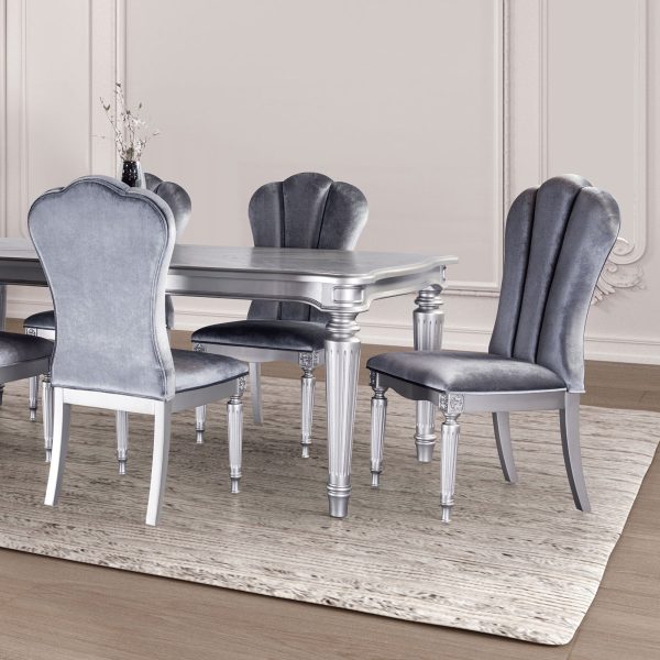 Melodi Parc Silver Dining Table Supply