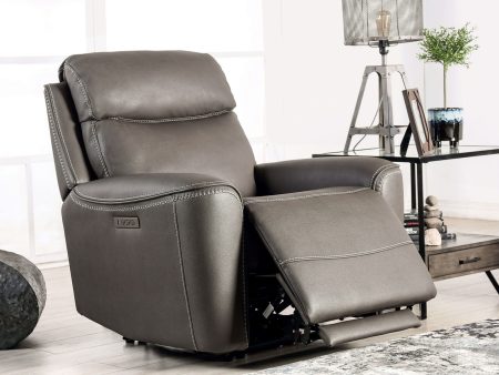 Artemia Gray Power Recliner For Sale