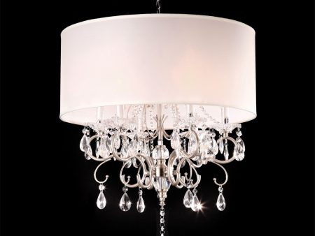 Sophy White Chrome Ceiling Lamp Online