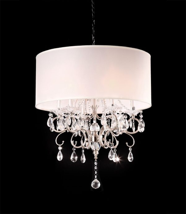 Sophy White Chrome Ceiling Lamp Online