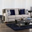 Stickney Light Gray Navy Sofa Online Hot Sale