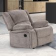 Cosimo Mocha Manual Recliner Online Hot Sale