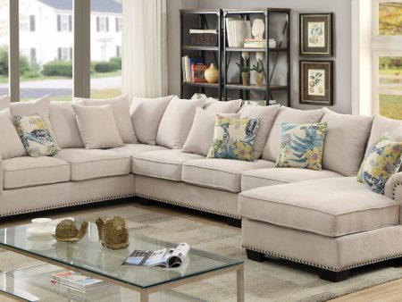 Skyler Beige Sectional Sale