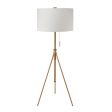 Zaya Stained Gold Floor Lamp Online now