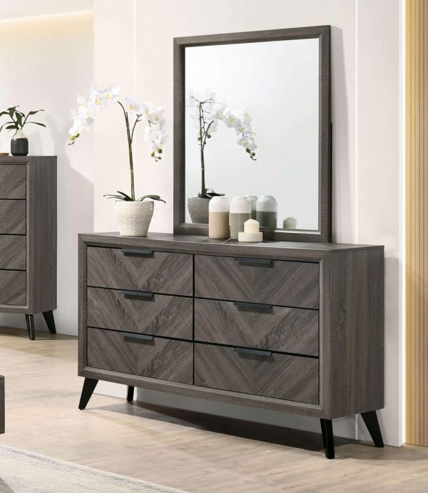 Vagan Gray Dresser Cheap