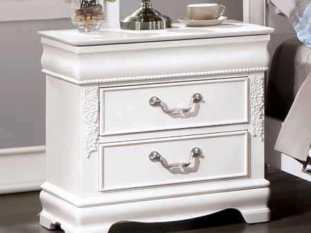 Alecia White Night Stand Online Sale