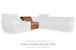 Temmpton Chocolate Power Armless Recliner Supply