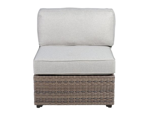 Tamyra Resin Wicker Patio Armless Chairs Online now