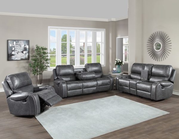 Keily Manual Swivel Glider Recliner, Grey Online Hot Sale