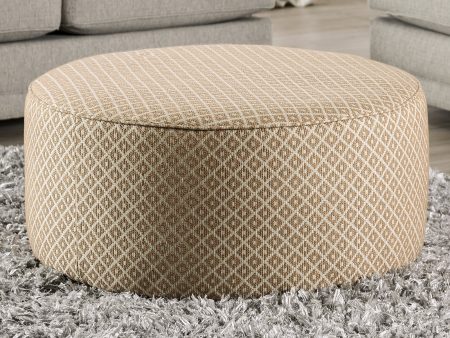 Stephney Gold Gray Ottoman Online Sale