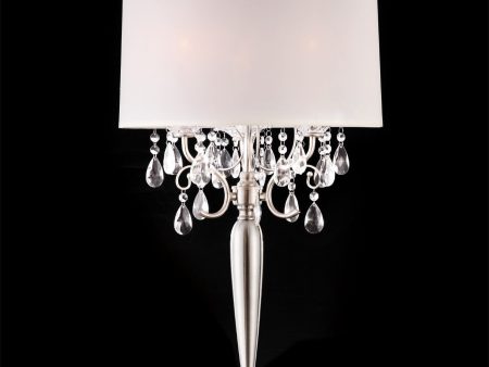 Sophy White Chrome Table Lamp For Discount