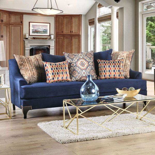 Sisseton Navy Sofa Online now