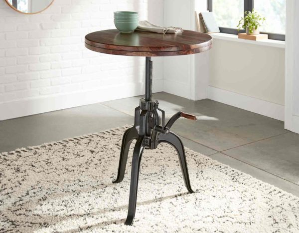 Sparrow 30-inch Round Crank Table on Sale