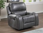 Keily Manual Swivel Glider Recliner, Grey Online Hot Sale