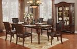 Sylvana Brown Cherry Espresso Dining Table For Discount