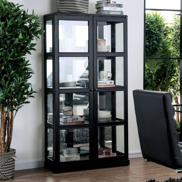 Vilas Black Curio Cabinet Sale