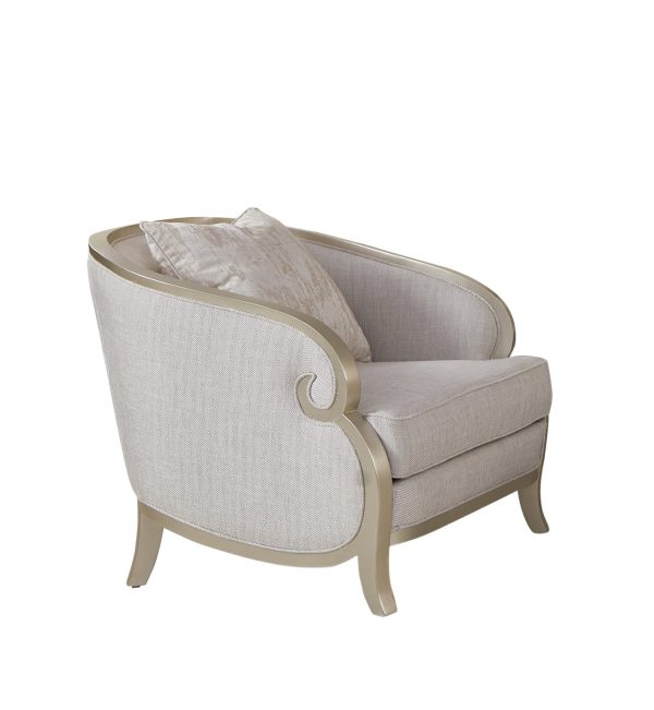 Alexandra Ivory Chair Hot on Sale