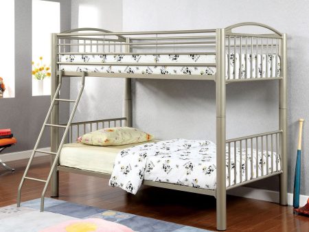 Lovia Metallic Gold Twin Twin Bunk Bed For Cheap