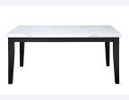 Sterling 66-inch Faux-Marble Dining Table For Discount