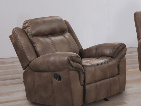 Agata Brown Glider Recliner For Cheap