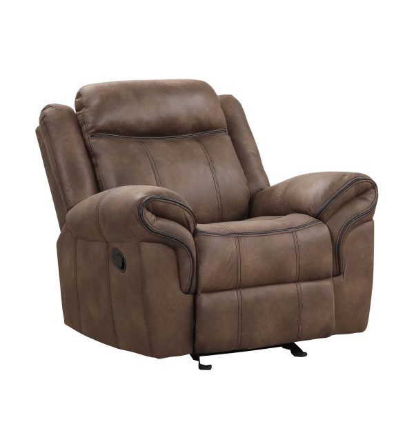 Agata Brown Glider Recliner For Cheap