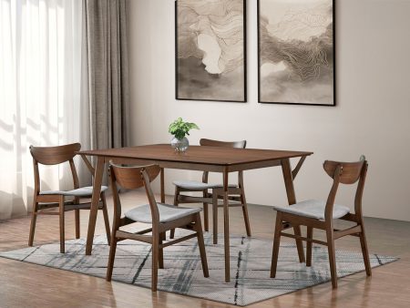 Skien Walnut Dining Table Supply