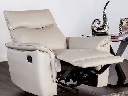 Bienne Taupe Recliner Chair Online