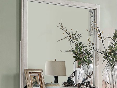 Berenice White Mirror Discount