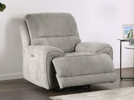 Morcote Light Gray Power Recliner Online Hot Sale