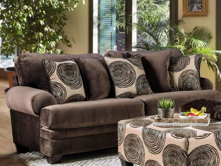 Bonaventura Brown Sofa Hot on Sale