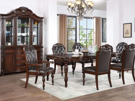 Nouvelle Brown Cherry Espresso Dining Table Supply